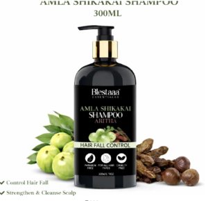 essentialss Amla & Reetha Hair Shampoo | Anti-Hair Fall Shampoo (300 ml)