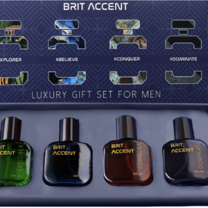 Men's Luxury Parfum Gift Set|4 x 20ml EDP| Believe, Conquer, Dominate.